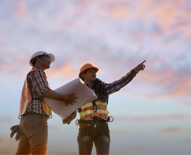 Two workers